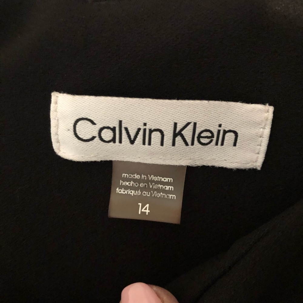 Sophisticated Calvin Klein little black dress